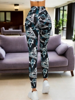 Imagen de LEGGINS DE MUJER DE LICRA DEPORTIVO O CASUAL DE ESTAMPADOS STRETCH