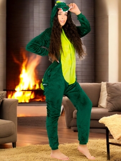 Pijama Mameluco Adultos Y Niño Tela Polar Fleece de Invierno Pijamas Familiares - MALABIS