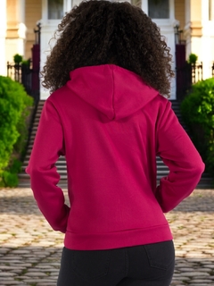 Sudadera Térmica Mujer con Capucha, Cierre y Bolsillos