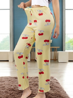 SET DE PIJAMA DE MUJER A JUEGO PANTALON Y BLUSA ESTAMPADO
