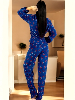 Pijama Afelpada para Mujer Polar FLeece Pantalón y Sudadera - MALABIS
