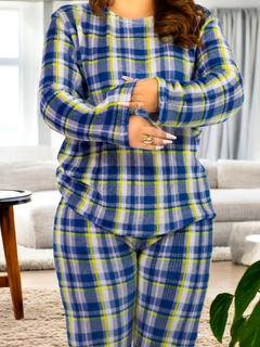 Pijama Afelpada para Mujer Polar Pantalón Sudadera Tallas Extras - tienda en línea