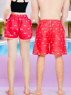 Set Shorts En Pareja De Trajes De Baño Hombre y Mujer 2 piezas - MALABIS