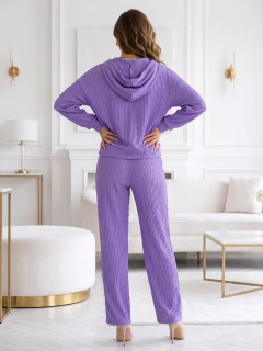 Conjunto 2 Piezas, Sudadera con Capucha y Pantalón Jogger, Moda Casual y Cómoda para Mujer - MALABIS