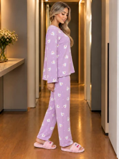 Pijama Navideña para Mujer Polar Fleece | Suave, Ligera y Cómoda | Unitalla S-L - comprar en línea