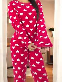 Pijama Afelpada para Mujer Polar FLeece Pantalón y Sudadera - comprar en línea