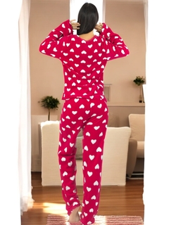 Pijama Afelpada para Mujer Polar FLeece Pantalón y Sudadera - tienda en línea