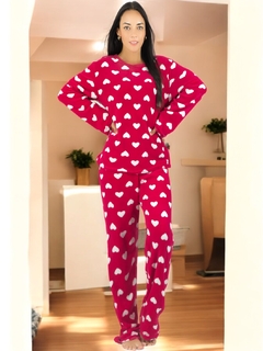 Pijama Afelpada para Mujer Polar FLeece Pantalón y Sudadera - MALABIS