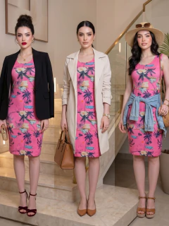 Vestido Casual para Mujer con Diseño Estampado – Unitalla - MALABIS