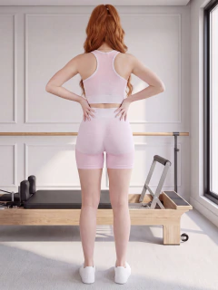 Imagen de Conjunto de Mujer Deportivo/Casual 2 PIEZAS Short y Blusa Stretch, Comodidad y Estilo