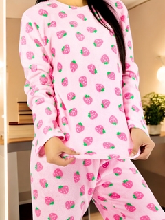 Pijama Afelpada para Mujer Polar FLeece Pantalón y Sudadera - tienda en línea