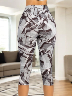 Set 2 Capris de Mujer Stretch de Diseños Estampados Legging corto en internet