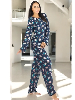 Pijama Afelpada para Mujer Polar FLeece Pantalón y Sudadera - tienda en línea