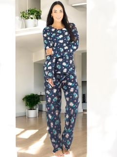 Pijama Afelpada para Mujer Polar FLeece Pantalón y Sudadera - MALABIS