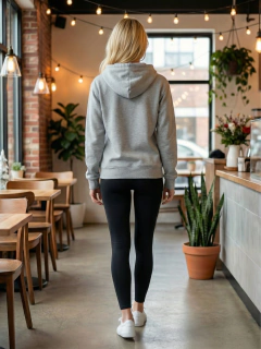 Imagen de Sudadera Hoodie para Mujer con Capucha y Bolsa Frontal | Tela Stretch Suave y Cómoda | Casual para Diario