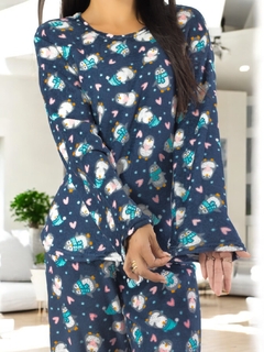 Pijama Afelpada para Mujer Polar FLeece Pantalón y Sudadera - comprar en línea