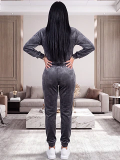 Conjunto Deportivo de Terciopelo para Mujer – Chamarra con Cierre y Jogger en internet
