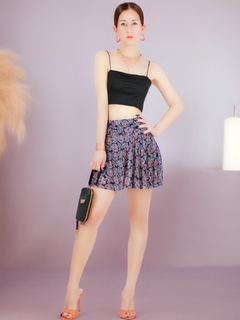 FALDA SHORT DE MUJER CASUAL DE ESTAMPADO FLORAL - tienda en línea