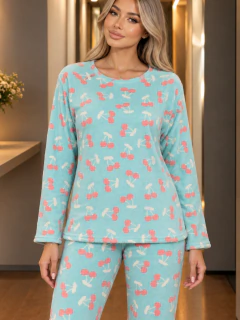 Imagen de Pijama Navideña para Mujer Polar Fleece | Suave, Ligera y Cómoda | Unitalla S-L