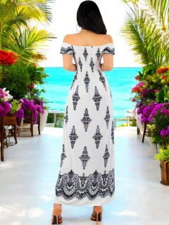 Vestido Maxi Casual Mujer Largo Cómodo Estilo Boho - tienda en línea