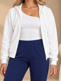 Conjunto de Mujer 2 Piezas, Sudadera con Capucha y Pantalón Jogger, Outfit Casual Moderno y Cómodo - tienda en línea