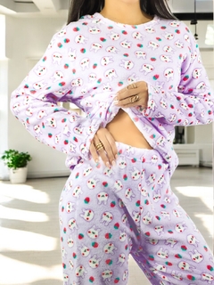 Pijama Afelpada para Mujer Polar FLeece Pantalón y Sudadera - comprar en línea
