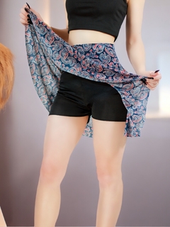 FALDA SHORT DE MUJER CASUAL DE ESTAMPADO FLORAL - comprar en línea