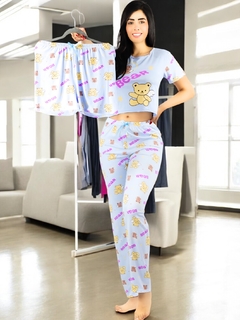 Set de Pijama 3 Piezas para Mujer – Comodidad y Estilo en Uno - MALABIS