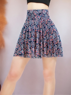 FALDA SHORT DE MUJER CASUAL DE ESTAMPADO FLORAL en internet