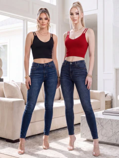 Set 2 Tops De Mujer Deportivo Casual Blusa Croptop Tirantes - comprar en línea