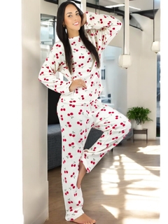 Imagen de Pijama Afelpada para Mujer Polar FLeece Pantalón y Sudadera