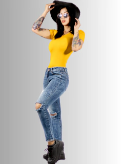 SET DE 2 BLUSAS PLAYERA DE MUJER CANALÉ STRETCH en internet