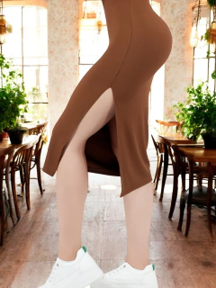 Vestido De Mujer Midi Casual Stretch Para Diario Y Salida - MALABIS