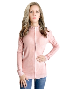 Sueter Mujer De Cuello Alto Y Cierre Sueteres Dama Sweaters en internet