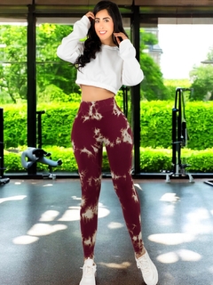 Leggings de Mujer Deportivos Tie-Dye para Yoga y Gym: Estilo y Confort