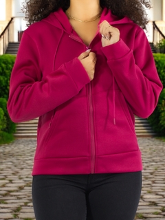 Sudadera Térmica Mujer con Capucha, Cierre y Bolsillos