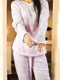 Imagen de Pijama Afelpada para Mujer Polar FLeece Pantalón y Sudadera