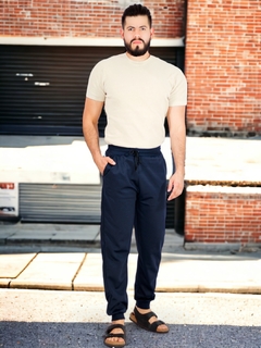 Pants de para caballero con bolsas y cintura ajustable