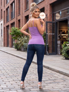 Blusa Mujer Tirantes Casual Blusa Negra Crop Top Dama - comprar en línea