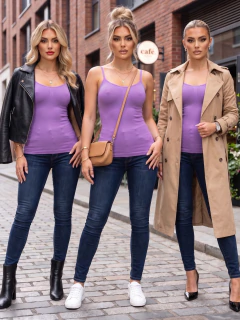 Blusa Mujer Tirantes Casual Blusa Negra Crop Top Dama