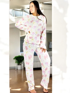 Pijama Afelpada para Mujer Polar FLeece Pantalón y Sudadera - comprar en línea