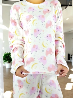 Imagen de Pijama Afelpada para Mujer Polar FLeece Pantalón y Sudadera