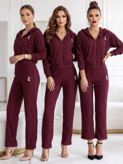 Conjunto 2 Piezas, Sudadera con Capucha y Pantalón Jogger, Moda Casual y Cómoda para Mujer - MALABIS