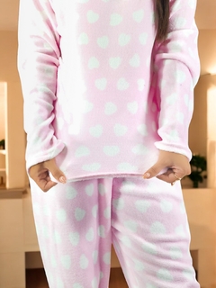 Pijama Afelpada para Mujer Polar FLeece Pantalón y Sudadera