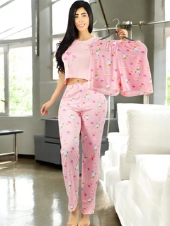 Set de Pijama 3 Piezas para Mujer – Comodidad y Estilo en Uno