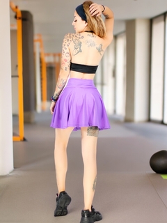Imagen de Falda Short de Mujer deportiva o casual con bolsillo interior para teléfono y banda de cintura ancha