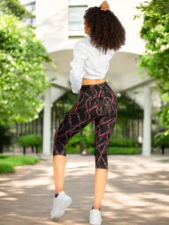 Set 2 Capris de Mujer Stretch de Diseños Estampados Legging corto - tienda en línea