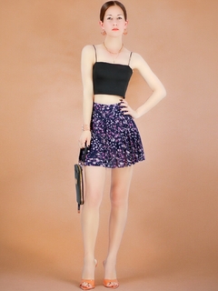 FALDA SHORT DE MUJER CASUAL DE ESTAMPADO FLORAL - MALABIS