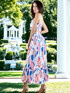 VESTIDO DE MUJER LARGO CON ESTAMPADOS - MALABIS