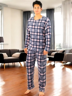 Pijama De Hombre Afelpada de Pantalón y Sudadera Tela Polar Fleece Suave y Ligera en internet